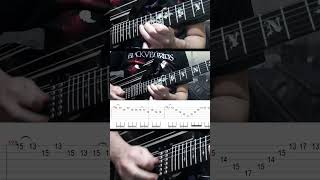 Black Veil Brides  Bleeders Guitar Solo Cover  TABS shorts [upl. by Kloster183]