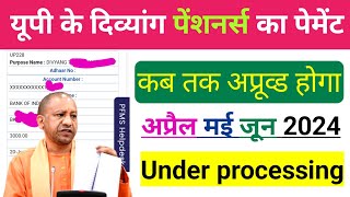 Divyang Pension UP Latest Update  divyang pension  viklang pension  up pension new update today [upl. by Giamo]