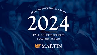 UT Martin Fall 2024 Commencement December 14 at 10 am [upl. by Atsocal]