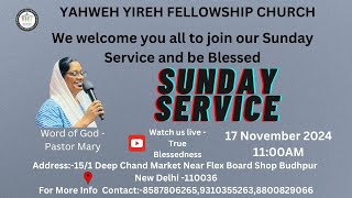 Sunday Service 17 November 2024 with YYF ChurchDelhi  Ps ISSAC ANDRIYAS [upl. by Rhoda276]