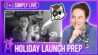 Work With Me Swatching the Holiday Collection 👀 🔴LIVE [upl. by Leggat]