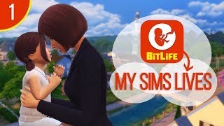 BITLIFE CONTROLS MY SIMS📱  PART 1  MY DADS A WHAT😲 [upl. by Riamo]