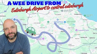 A drive from Edinburgh Airport to central Edinburgh [upl. by Walt404]