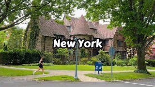 Travel To NYC  Strolling Forest Hills Gardens Queens New York [upl. by Nemad]