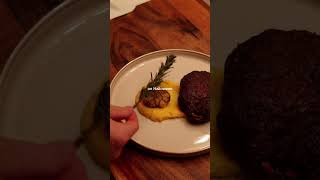 Filet mignon served with Buttery pumpkin puree [upl. by Mikol]