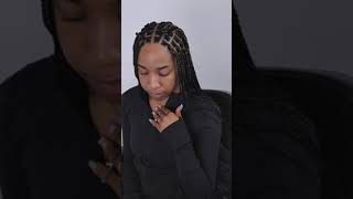 Knotless Braids Makeover Before vs After [upl. by Chauncey]