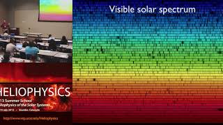 Solar spectral irradiation amp wind over time scales up to a decade 1  Karel Schrijver [upl. by Lledal]