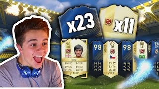 I SWEAR YOULL NEVER SEE A PACK OPENING LIKE THIS EVER AGAIN  23 TOTYS amp 11 LEGENDS  FIFA 17 [upl. by Elletnuahs]