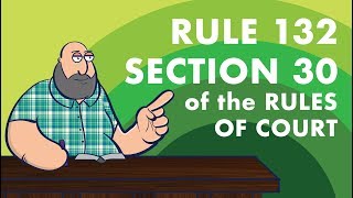 EVIDENCE Rule 132 Section 30 of the Rules of Court [upl. by Aneetsyrk]