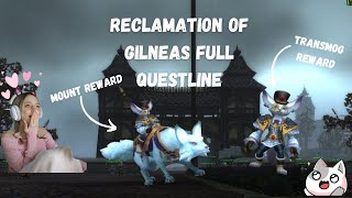 Reclaiming Gilneas Questline  Complete Story Playthrough with Rewards New patch 1025 [upl. by Lerad358]