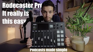 How to record a podcast with the Rodecaster Pro Its so easy [upl. by Sotsirhc]