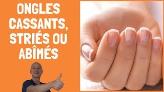 Ongles cassants striés et abîmés  Mes recettes [upl. by Mattias444]