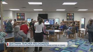 Quitman ISD hosts celebrations for employees entering retirement [upl. by Tserrof]