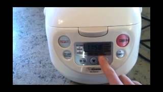 Fuzzy Logic Rice Cooker Zojirushi NS WAC10 Micom 5 5 Cup YouTube [upl. by Ifen]