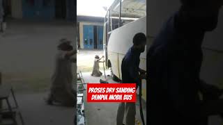 Dry Sanding Dempul  Surfacer dempulmobil mobilbus mesin dry sandingbodyrepair pengecatanmobil [upl. by Ititrefen992]