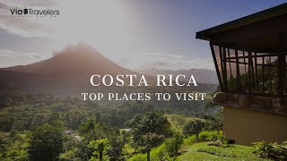 Top 10 Places to Visit in Costa Rica amp Things to Do 4K UHD [upl. by Viehmann]