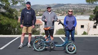 Reverse E Trike Fits Riders 5  64quot Tadpole Electric Tricycle Turns amp Balances Amazingly [upl. by Leone]