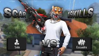 TIGRE BLANCO SOLO vs ESCUADRA 19 KILLS La Primer Partida en la Nueva Temporada [upl. by Eiralc169]