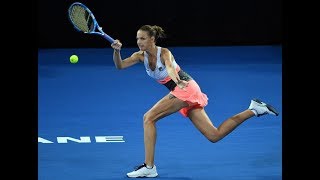 2018 Brisbane International Quarterfinal  Karolina Pliskova vs Kaia Kanepi  WTA Highlights [upl. by Anaujat391]