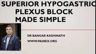 Superior hypogastric plexus block under fluroscopy  c arm guidance by Dr Bangar Kashinath  Painex [upl. by Aitret]