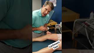 How to perform the quotLachmans Testquot shorts knee orthoevalpal [upl. by Emiline337]