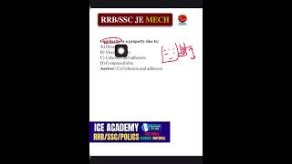 RRB amp SSC JE Mechanical MCQs Q 11  Crack Your Exam with Key Questions [upl. by Sansone]