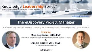 The eDiscovery Project Manager [upl. by Erskine]