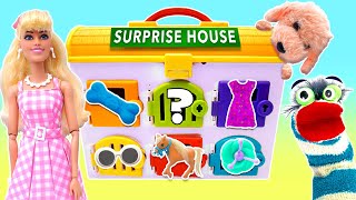 Fizzy Helps Barbie With Magical Doors Dream House  Fun Videos For Kids [upl. by Sirred]