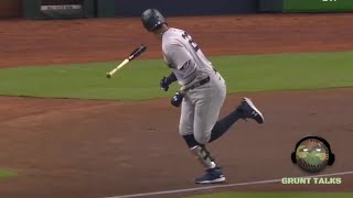 Juan Soto flips bat and looks at home plate Umpire Rob Drake vs Astros [upl. by Kunkle253]