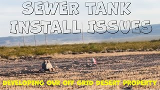 DID WE GET A SEPTIC TANK INSTALLED FOR FREE  OFF GRID PROPERTY CHALLENGES [upl. by Ofella]