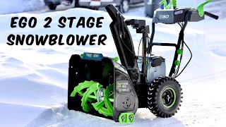 Ego 2 Stage Snowblower [upl. by Bess]