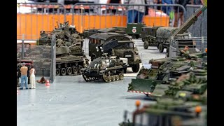 modell hobby spiel Messe Leipzig 2021  scale 116 rc tanks  trucks rc tank bundeswehr [upl. by Russi613]