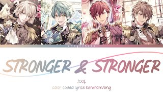 STRONGER amp STRONGER  ŹOOĻ kanromeng color coded lyrics [upl. by Ennaesor]