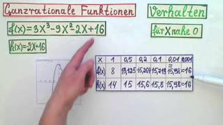 Ganzrationale Funktionen Verhalten in Unendlich und nahe Null Einführung Teil 4 [upl. by Aninahs]