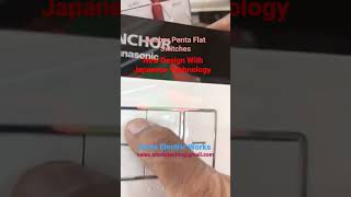 Anchor Penta Flat Switch Launched  Best Switches in India  Japanese Technology switches anchor [upl. by Einnahc]