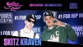 sKitz Kraven Backstage Interview At Rolling Loud With Power 106 amp DJ Wavy [upl. by Ahterod]