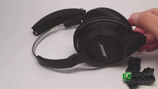 How to Replace Ear Pad Cushion for BOSE Quiet Comfort 2 QC2 QC15 QC25 [upl. by Aerdnua857]