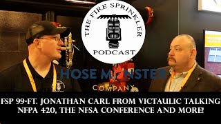 Jonathan Carl from Victaulic Talking NFPA 420 the NFSA Expo and More [upl. by Bullock]