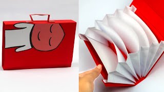 How to make paper file folder  handmade paper file folder  DIY paper file for school [upl. by Niltyak]