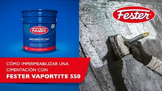 Cómo Impermeabilizar una cimentación con Fester Vaportite 550 [upl. by Jolenta]