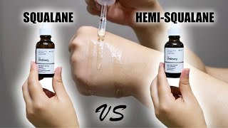 THE ORDINARY SQUALANE VS HEMISQUALANE OIL  Which One Is Better Squalane Fully Explained [upl. by Weston]