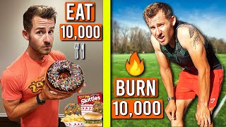 I Tried To EAT and BURN 10000 Calories in 24 HOURS [upl. by Snebur864]