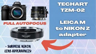 TECHART TZM02 Leica M to Nikon Z Adapter  FIRST LOOK [upl. by Emil891]