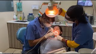 Painful Dental Drilling  Fililng  Dent Economy  Dentist  Dental [upl. by Artinek]