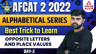 AFCAT 2022 Preparation  Reasoning  Alphabetical Series 2  By Sahil Tiwari [upl. by Kumagai629]