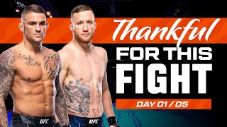 Dustin Poirier vs Justin Gaethje 1  UFC Fights We Are Thankful For 2023  Day 1 [upl. by Armitage]