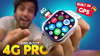 Budget 4G CALLING Smartwatch with BuiltIn GPS ⚡️ FireBoltt 4G PRO Smartwatch Review [upl. by Ybreh]