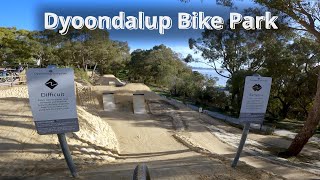 First ride at Dyoondalup Bike Park Point Walter Dirt Jumps [upl. by Jarlen]