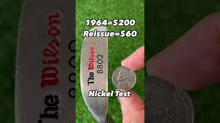 Wilson 8802 putter nickel test [upl. by Eseerehs962]