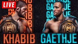 🔴 UFC 254 Live Stream  KHABIB vs GAETHJE amp Whittaker vs Cannonier Reaction Watch Along [upl. by Lemhar726]